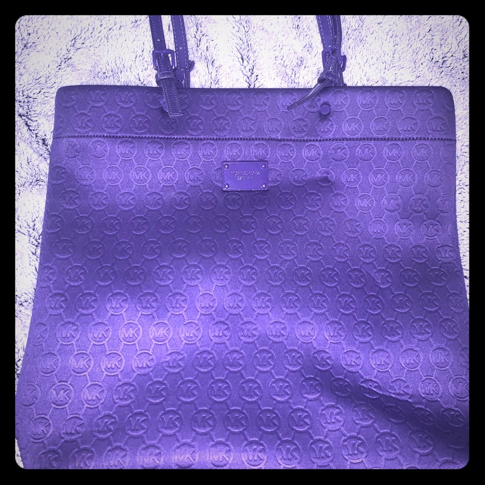 MK KV1208 Purple neoprene tote